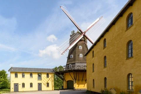 Wind Mill in Denmark Stock Photos