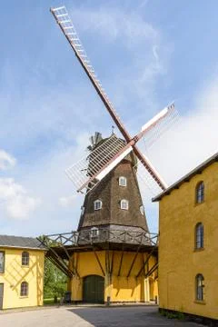 Wind Mill in Denmark Stock Photos
