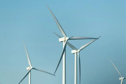 Wind Mill Energy Stock Photos