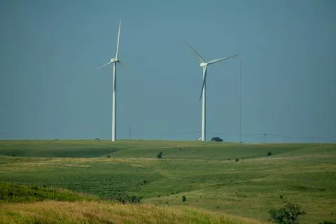 Wind Mill Energy Stock Photos
