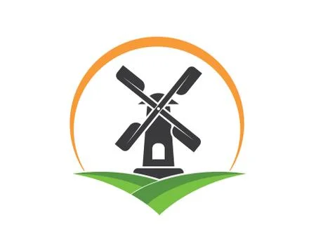 Wind mill icon vector illustration Stock Illustration