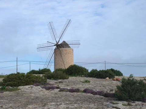 Wind mill Stock Photos