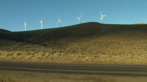 Wind Mills Stock Footage 848072