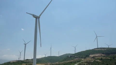 Wind Mills Video stock 137604796