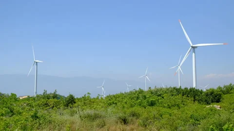 Wind Mills Video stock 137626610