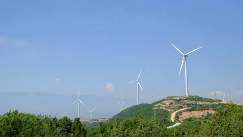 Wind Mills Stock-Footage 137626638