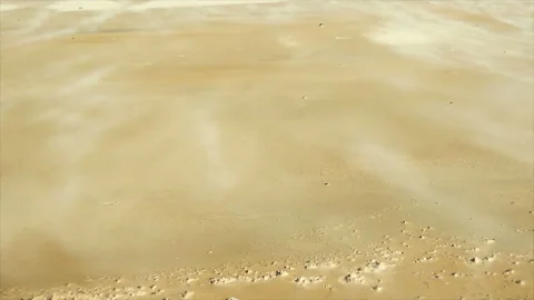 Wind move sand on desert dune Stock Footage 118236055