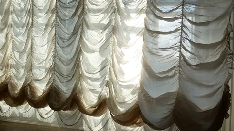 Wind old window moving Stock Footage 79595942