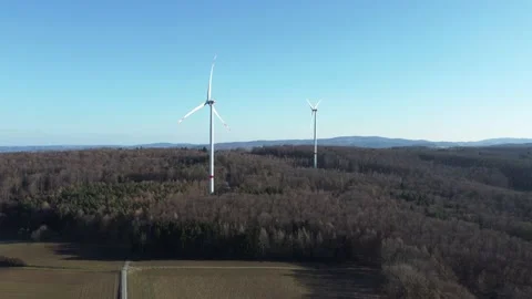 Wind park Stock Footage 171119026