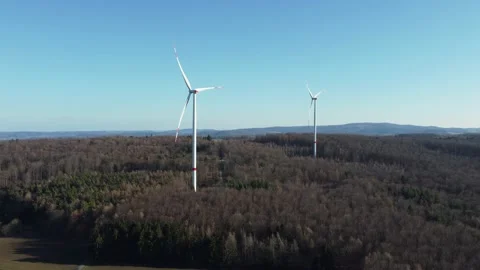 Wind park Stock Footage 171119451