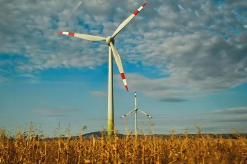 Wind park Stock Photos