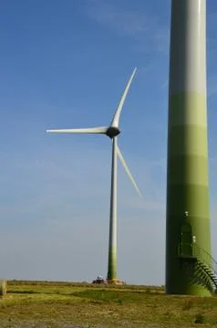 The wind park Stock Photos