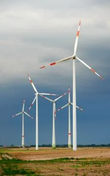 Wind park Stock Photos