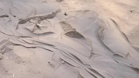 Wind Patterns on Sand Surface Stock Footage 321840769