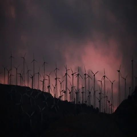 Wind power 0540 Stock Footage 69518867