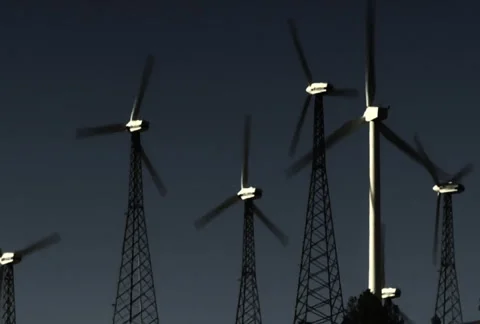 Wind Power 209 ntsc Stock Footage 1101419