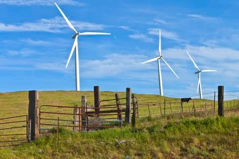 Wind power eastern washington. Stock Photos