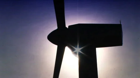Wind Power &amp; Energy Stock Footage 136411