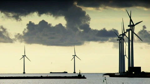 Wind power &amp; energy Stock Footage 153632