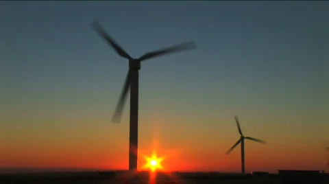 Wind power &amp; energy Stock Footage 302610