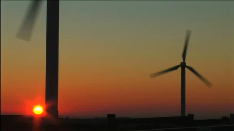Wind power &amp; energy Stock Footage 302774