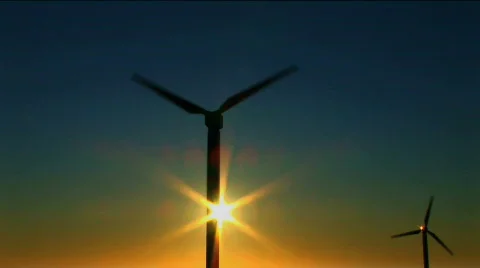 Wind power &amp; energy Stock Footage 302949
