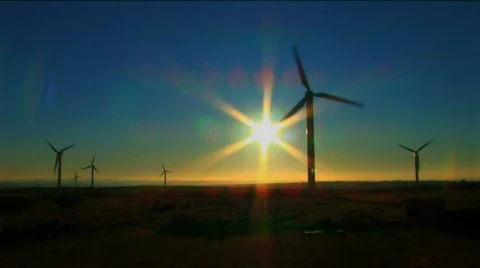 Wind power &amp; energy Stock Footage 302954