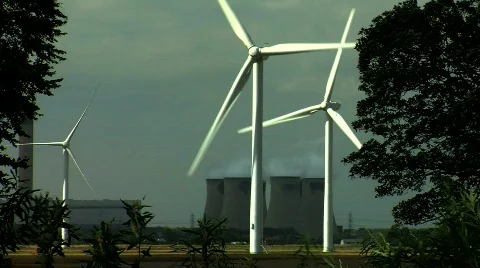 Wind power &amp; energy Stock Footage 839924