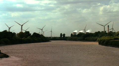 Wind power &amp; energy Stock Footage 840008