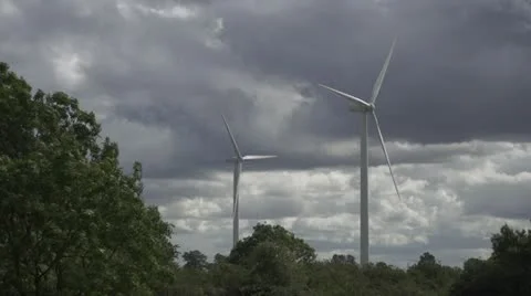 Wind power Stock Footage 22666350