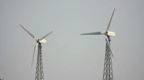 Wind Power Stock Footage 27263985