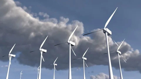 Wind Power Stock Footage 45670752