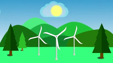 WIND POWER Stock Footage 213563947