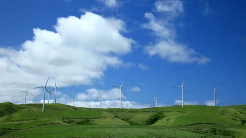 Wind Power Generation Stock Footage 332388885