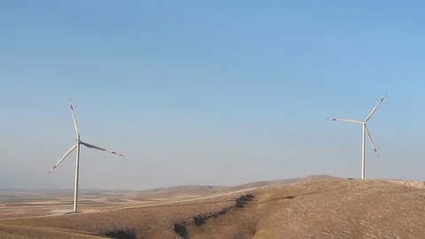 Wind power generation HD 1080 Stock Footage 109486103