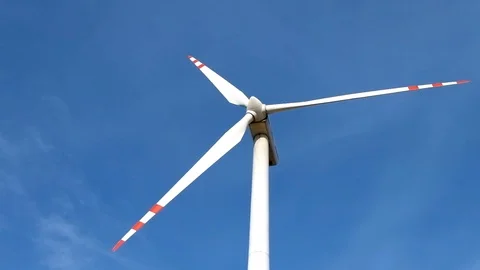 Wind power generation. Pure green energy. Stock Footage 115912650