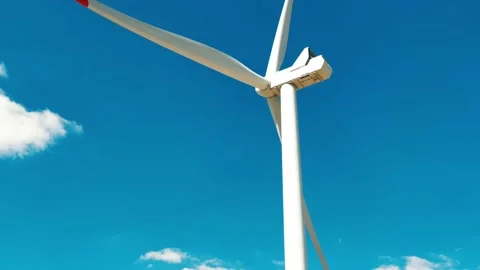 Wind power generation. Renewable Green energy  back is clean. 4K video clip Stock Footage 202500915