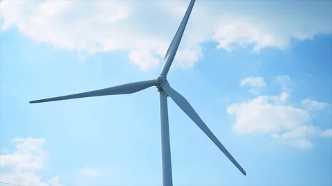 Wind power generator Stock Footage 95033728