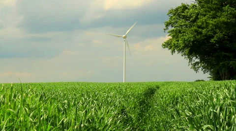 Wind power generators. Stock Footage 63853589