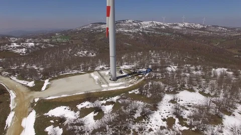 Wind Power green energy Stock Footage 105006728