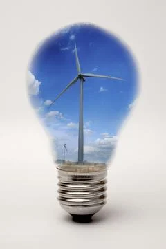 Wind power Stock Illustration