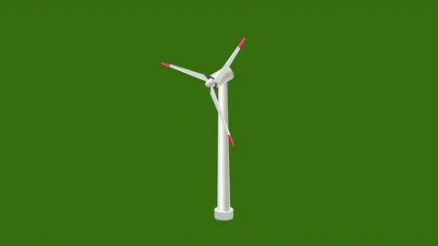 Wind power motion animation. Stock Footage 167208189