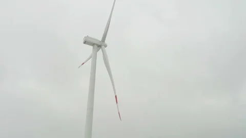 Wind power plant 4K Stock Footage 127895801