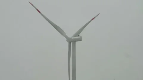 Wind power plant 4K Stock Footage 127897152