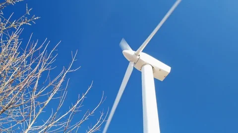 Wind Power Plant Stock Footage 72114814