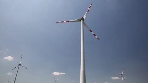 Wind power plant 스톡 동영상 142973473