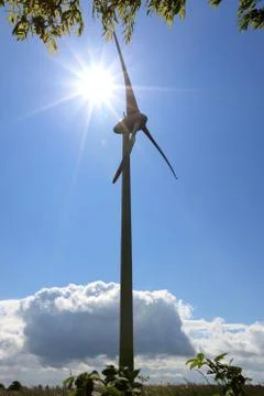 Wind power plant  Stock Photos