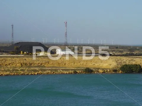 Wind power plants Stock Photos