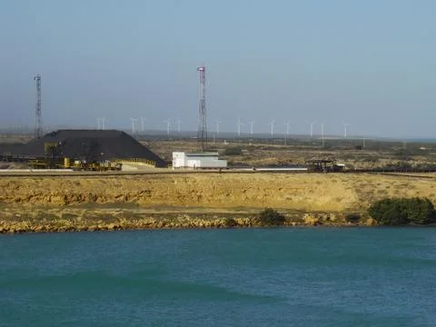 Wind power plants Stock Photos