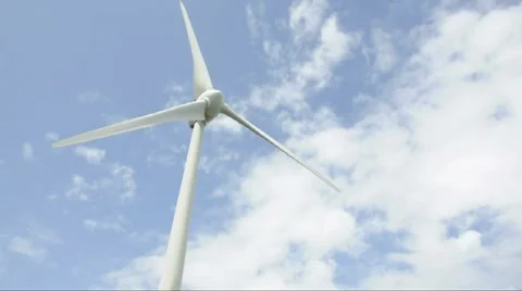 Wind power with sky Video stock 8118607